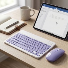 Комплект Bluetooth клавиатура и мишка – ултратънки, презареждащи се, 