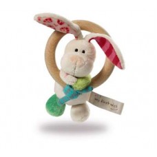 Бебешка плюшена играчка гризалка Rabbit Бебешка плюшена играчка гризалка Rabbit