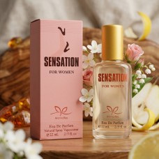 Дамски парфюм Sensation – Свеж цветно-плодов мускусен аромат с дълготрайно излъчване 22мл Дамски парфюм Sensation – Свеж цветно-плодов мускусен аромат с дълготрайно излъчване 22мл