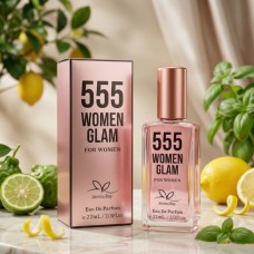 Свеж и дълготраен дамски парфюм 555 Women Glam - цитрусова енергия и мускусна дълбочина Свеж и дълготраен дамски парфюм 555 Women Glam - цитрусова енергия и мускусна дълбочина